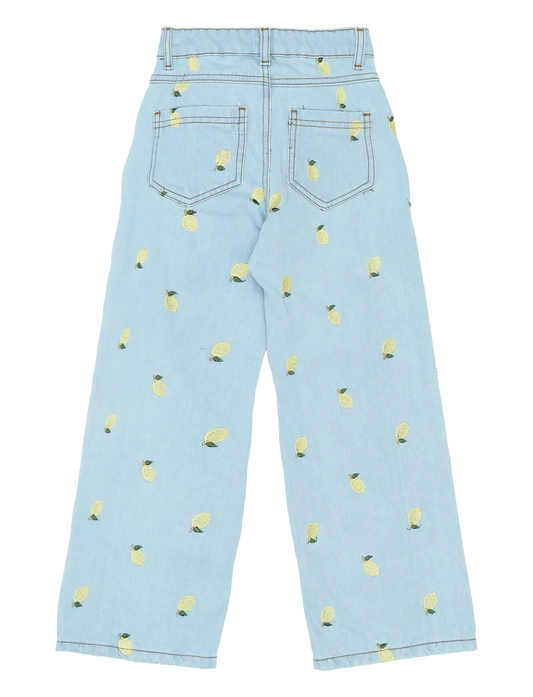 The New TNSia Wide Fit Jeans light blue denim, Zitronen