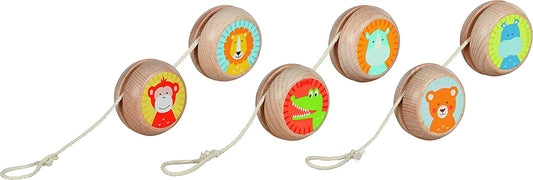 Mechato Goki YoYo aus Holz mit Tieren