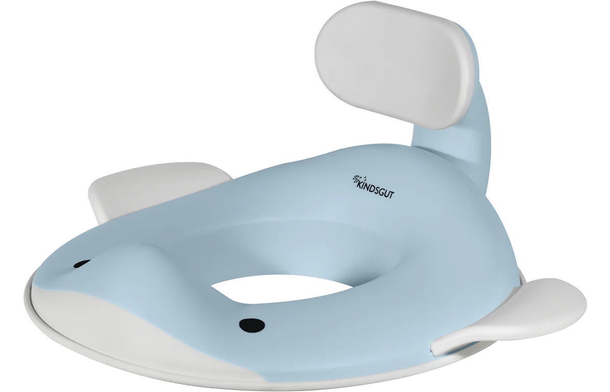 Kindsgut Toilettenaufsatz Wal hellblau