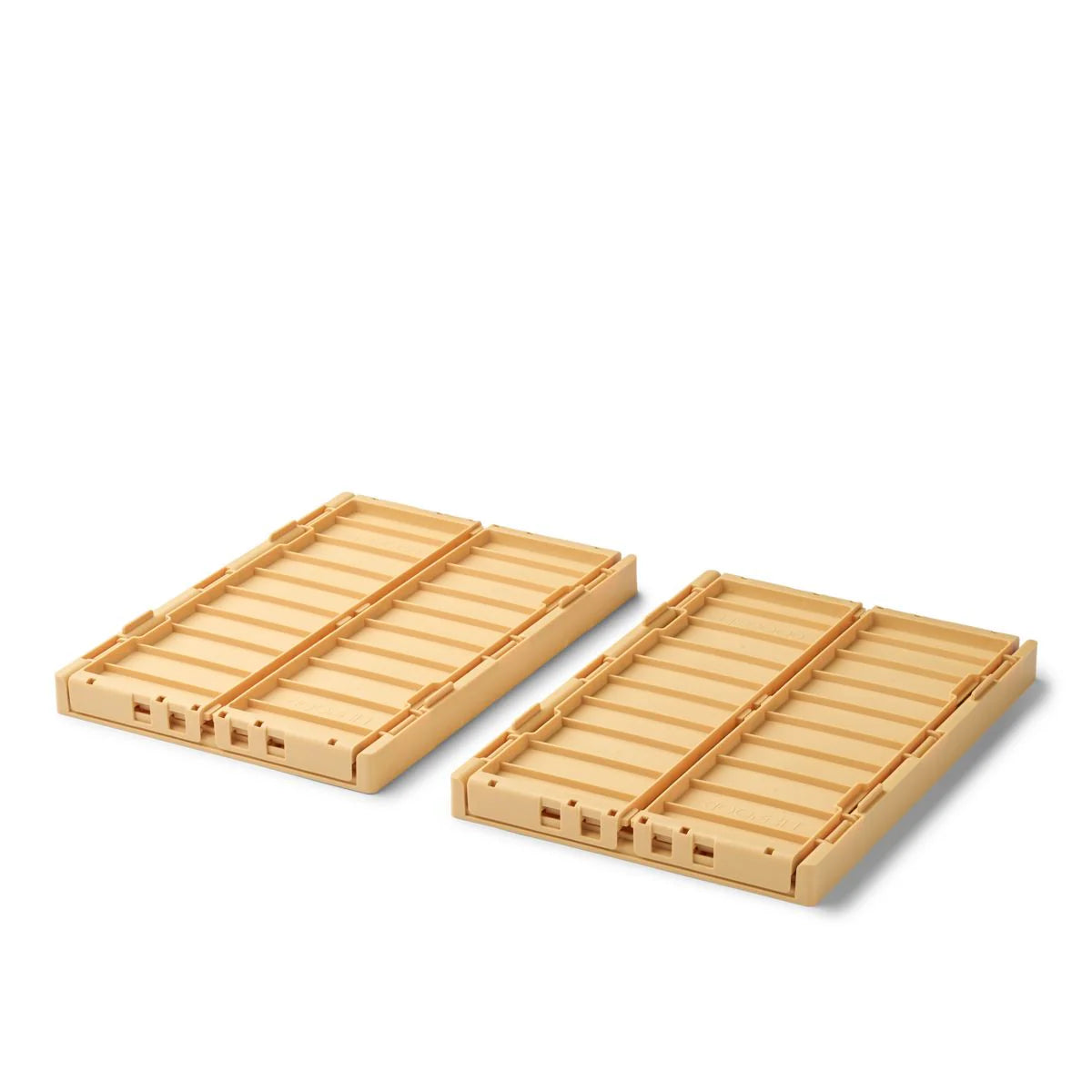 Liewood Weston Storage Box M 2-Pack lemon yellow