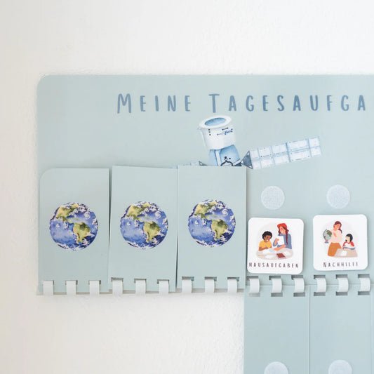 Routinchen Routineplaner inkl. Symbole Weltall