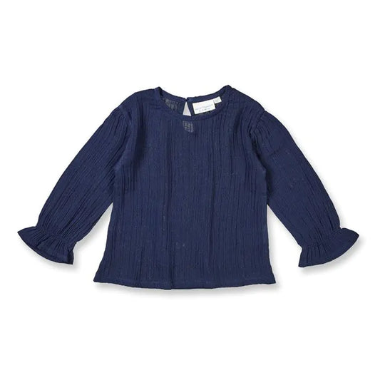 Sense Organics Loba Baby Bluse navy