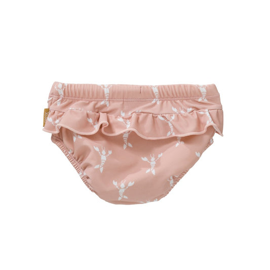 Fresk UV Diaper Pants Girls Lobster Cameo Rose Badeshorts