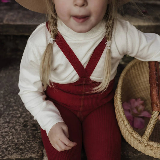 Silly Silas Strumpfhose aus Baumwolle (GOTS) maple leaf