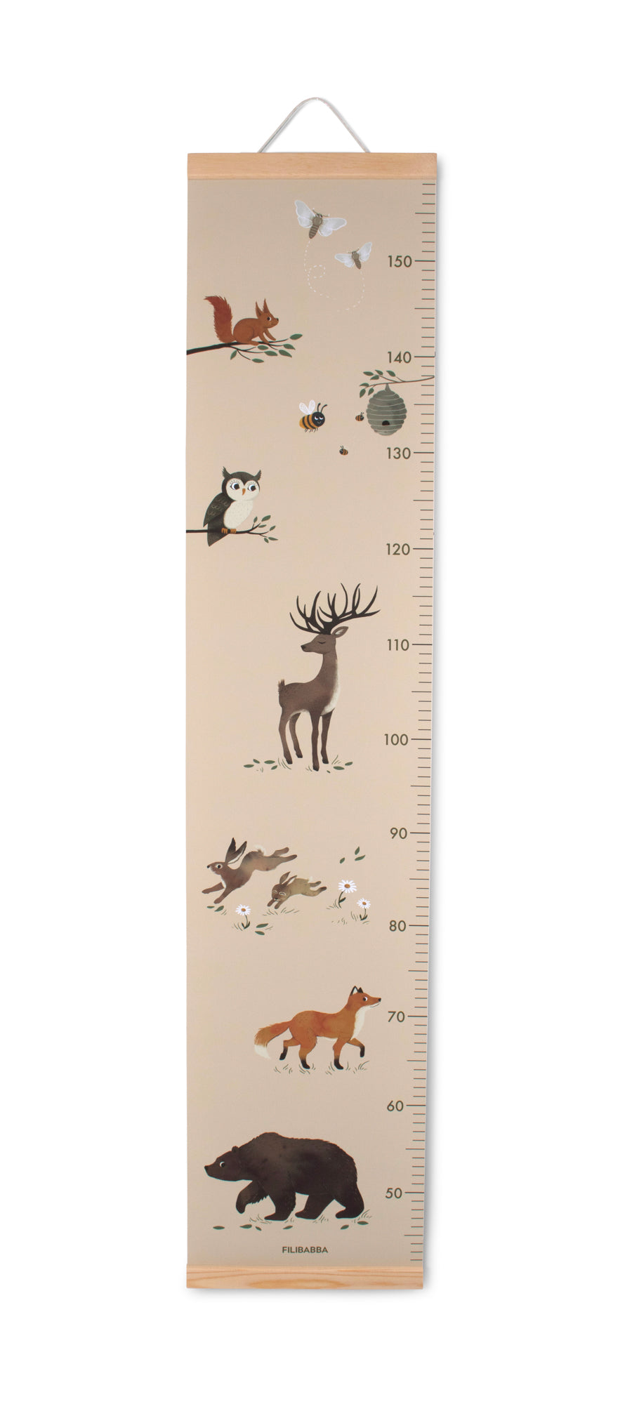 Filibabba Messlatte – Waldtiere - Nordic animals