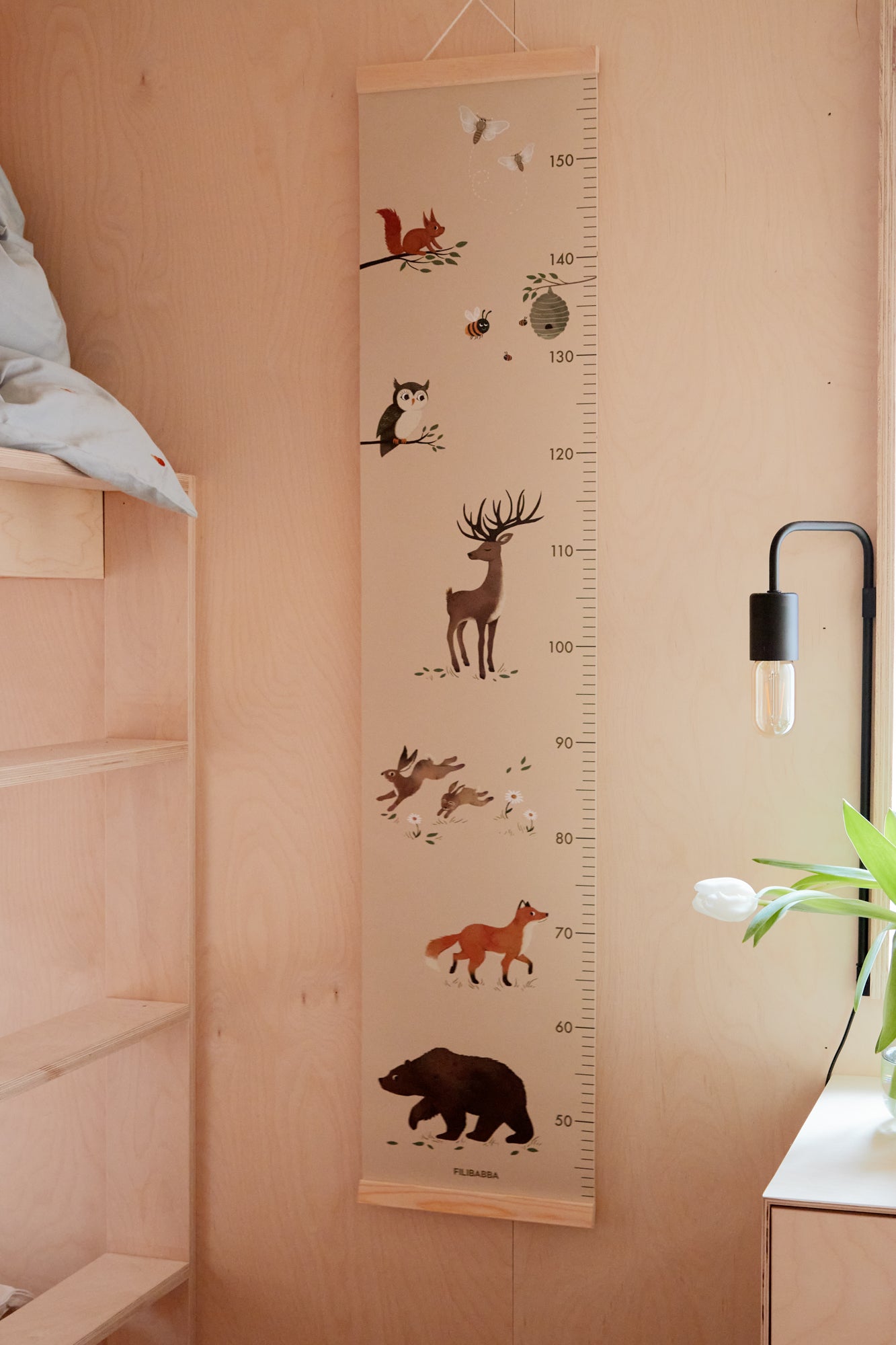 Filibabba Messlatte – Waldtiere - Nordic animals