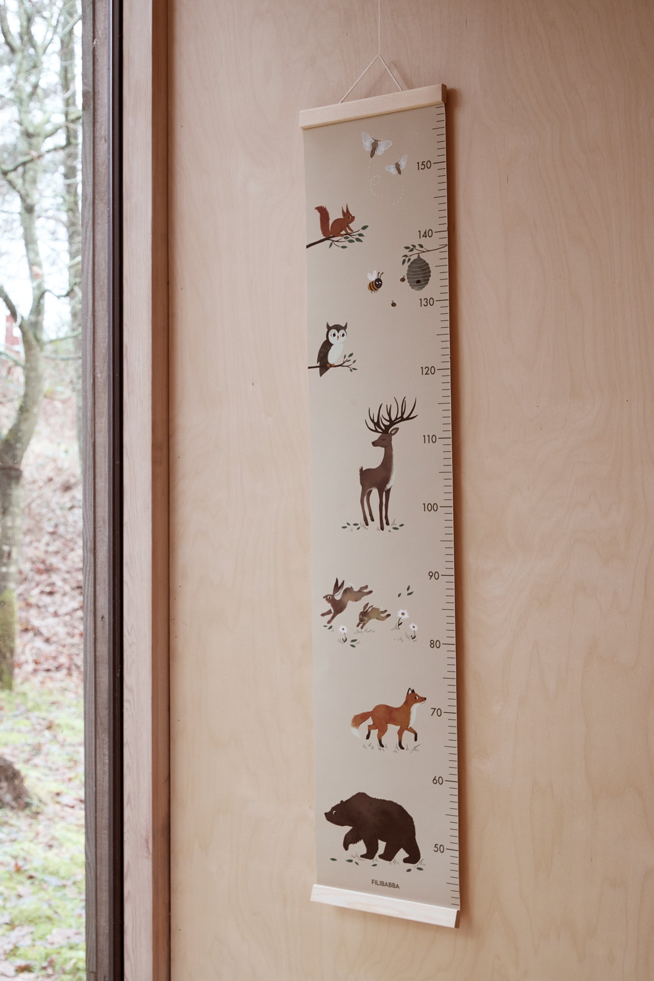 Filibabba Messlatte – Waldtiere - Nordic animals