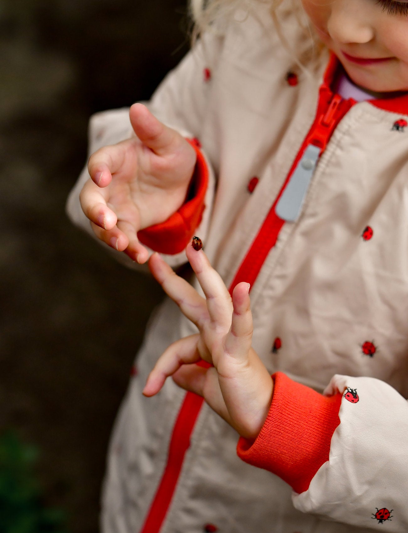 Mikk-Line Wendejacke, cayenne Marienkäfer, rot, Jacke