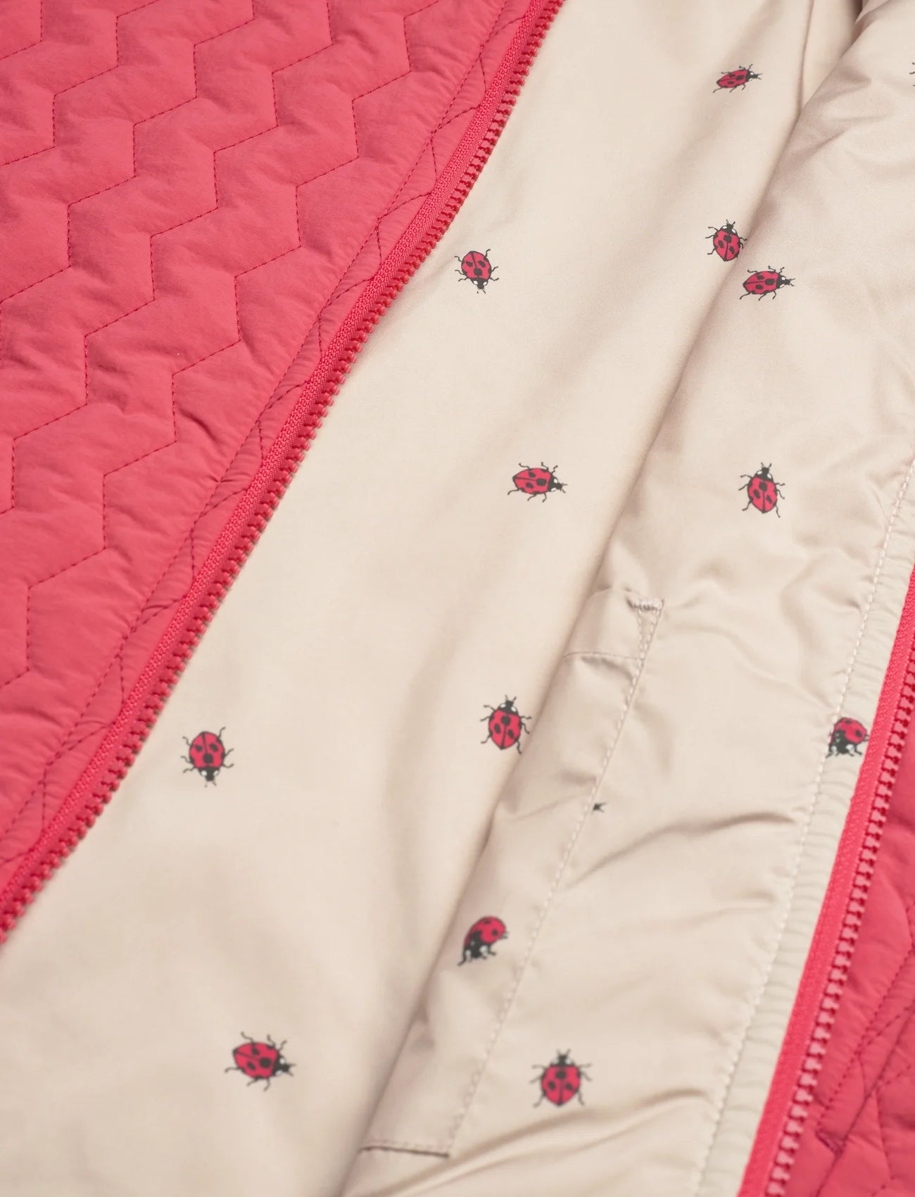 Mikk-Line Wendejacke, cayenne Marienkäfer, rot, Jacke