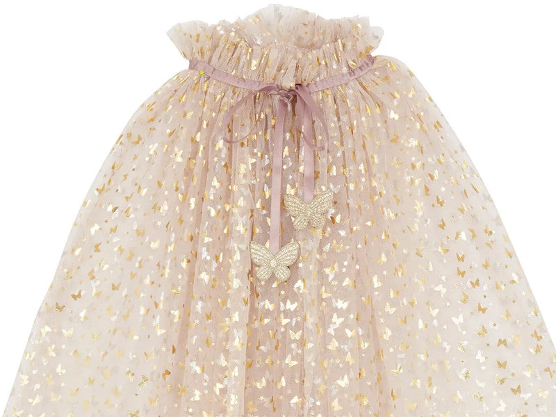 Mimi&Lula Umhang Schmetterling rosa gold Cape