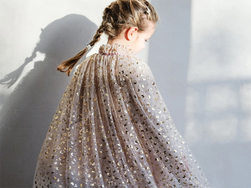 Mimi&Lula Umhang Schmetterling rosa gold Cape