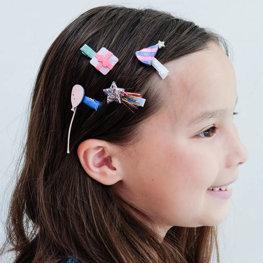 Mimi & Lula Haarclips Geburtstag, Geschenk, Luftballon, 8er Pack