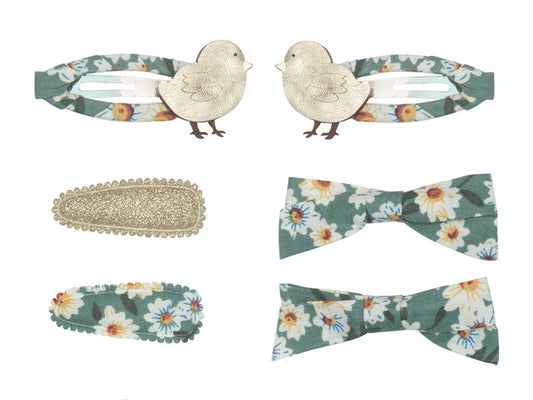 Mimi & Lula Osterei Geschenkset mit Scrunchies und Haarspangen, grün