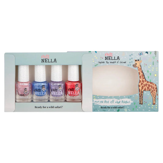 Miss Nella Nagellack Set Ready for a wild Safari? 4er Pack