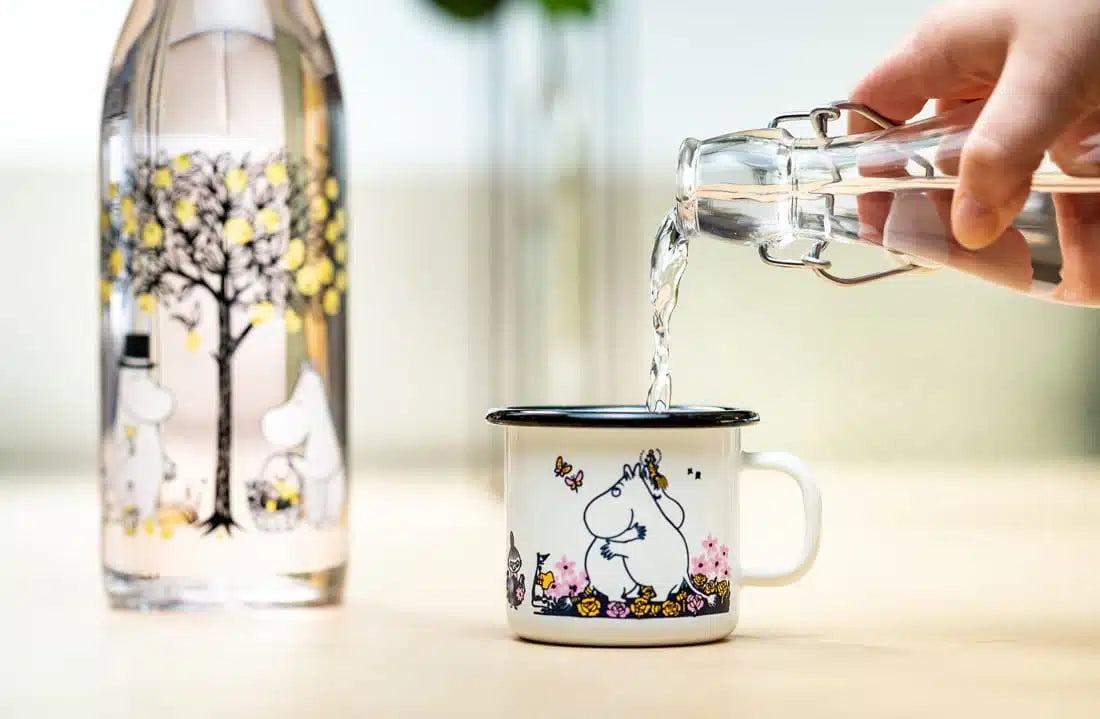 Muurla Becher Emaille Moomin - Liebe 2,5dl