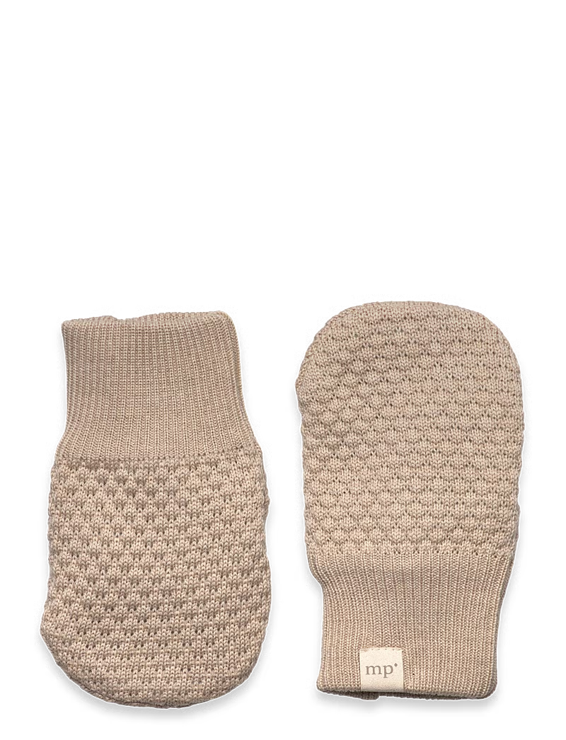 MP Denmark Oslo Mittens, Fausthandschuhe Wolle, beige melange