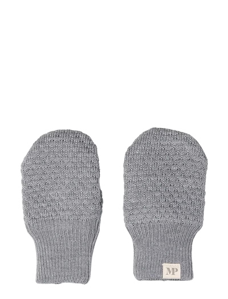 MP Denmark Oslo Mittens, Fausthandschuhe Wolle, grey melange