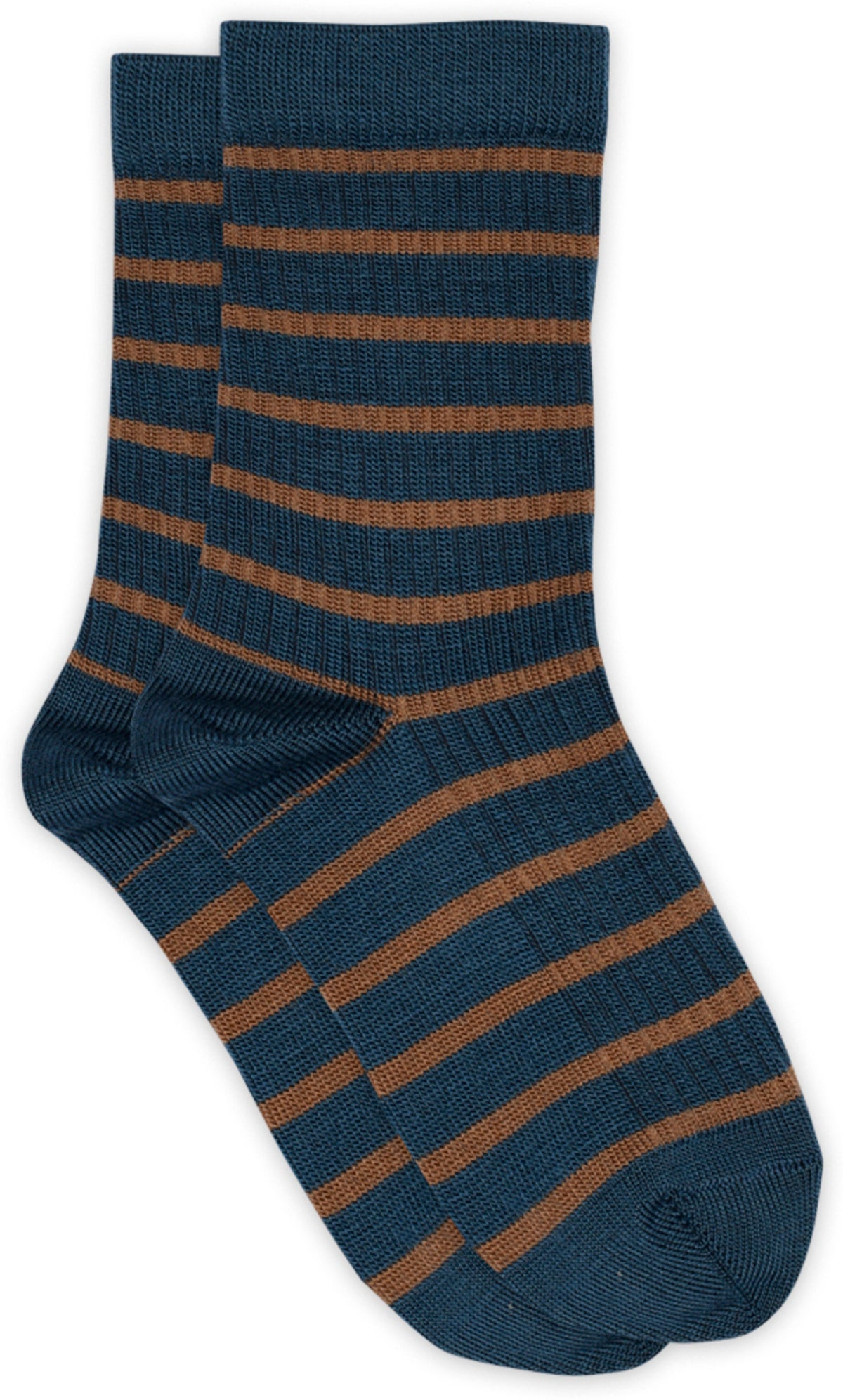 MP Denmark Wollsocken dunkelblau braun gestreift