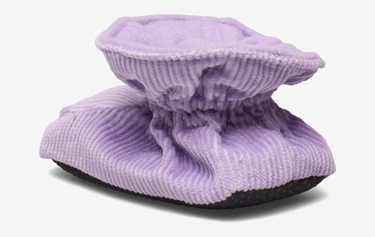 Melton Cordhausschuhe Purple Ice Stoffschuhe