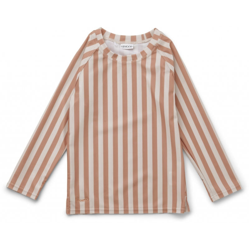 Liewood Noah Schwimm-Shirt Coral Blush / Creme de la Creme