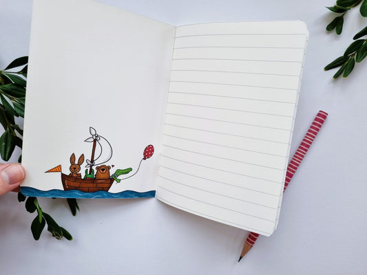 Atelier zum fliegenden Stachelschwein Notizheft