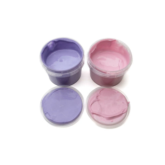 Neogrün Fingerfarben 2er-Set Nori pink violett