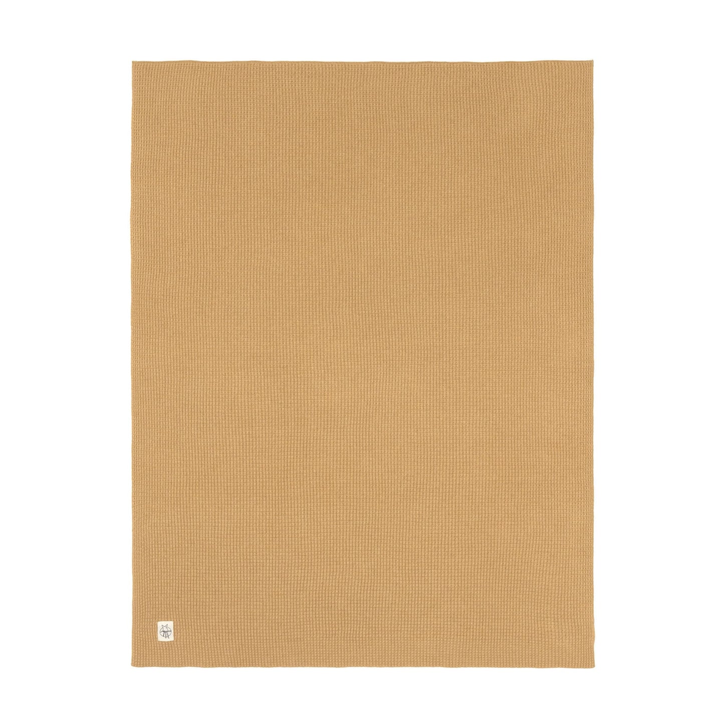 Lässig Babydecke Knitted Blanket, Nubs caramel gelb