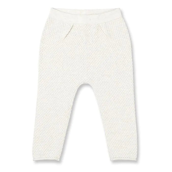 Sense Organics Pablo Knitted Baby Legging cream
