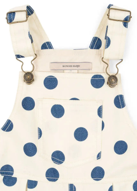 Konges Slojd Nola Overall GOTS blue dots Latzhose