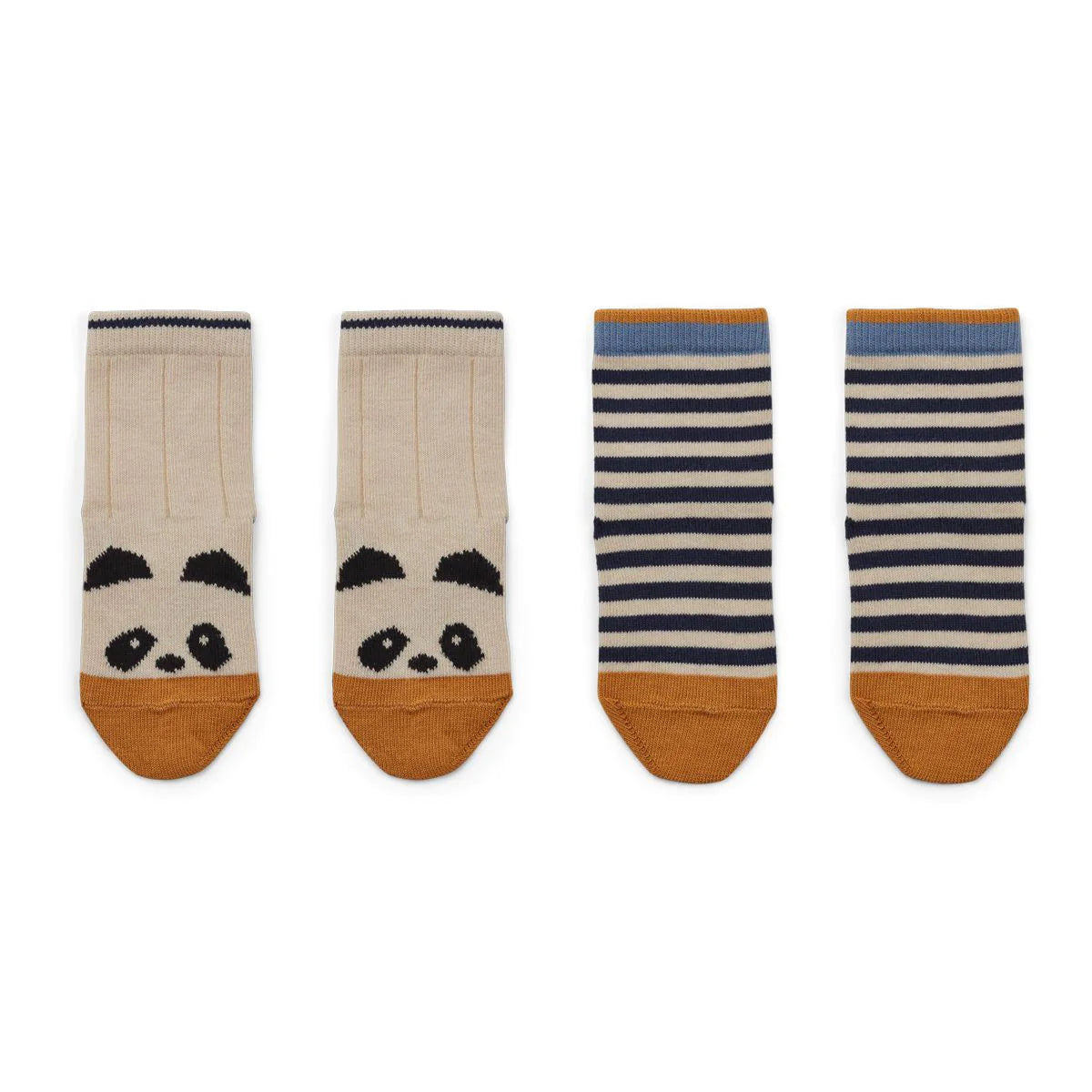 Liewood Silas Panda/Stripe Socken 2er Pack