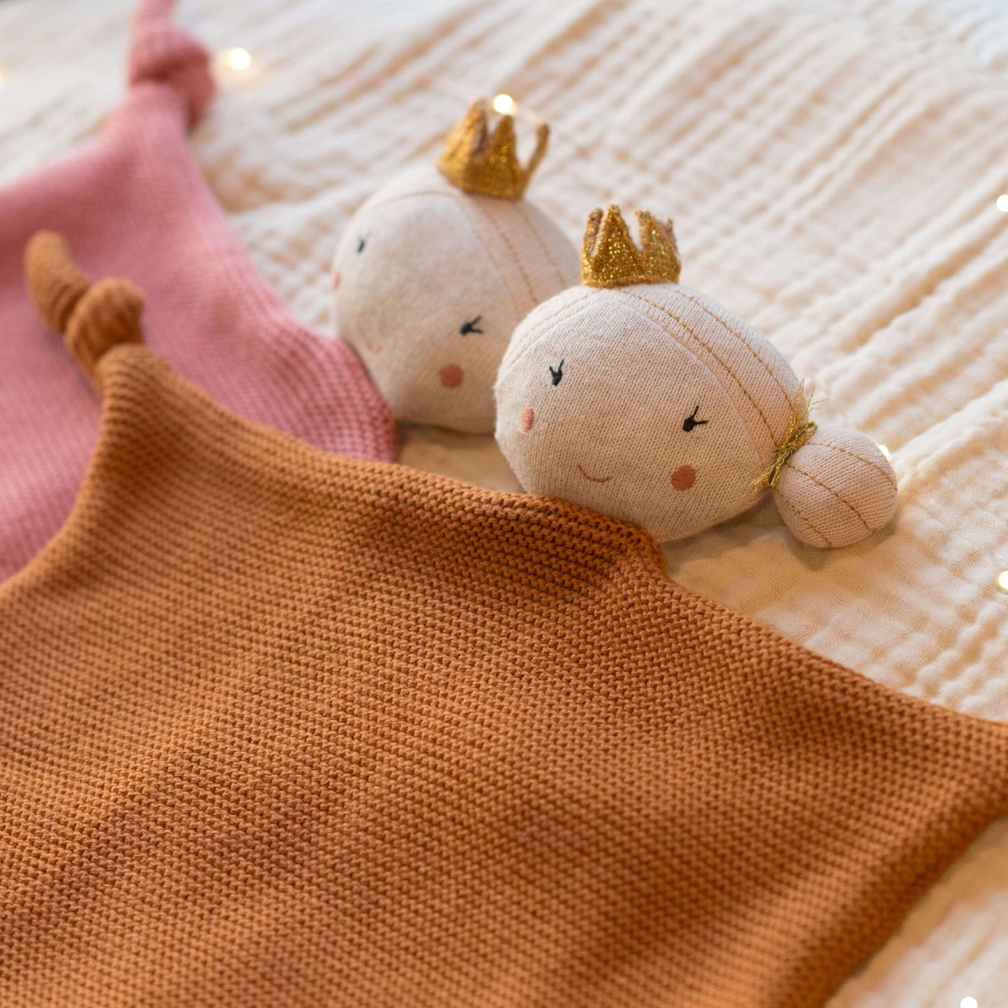 Baby Bello Schmusetuch “Penny de Prinzessin – Desert Sand”