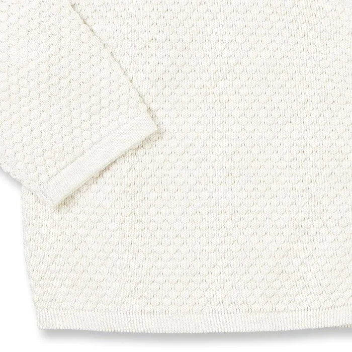 Sense Organics Picasso Knitted Baby Wickeljacke cream