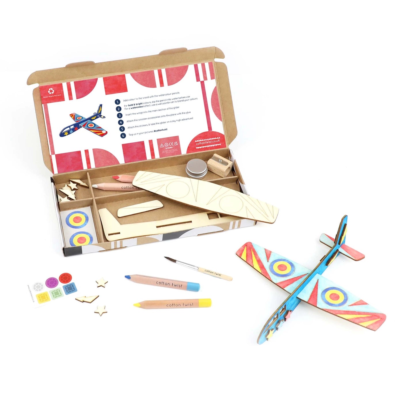 Cotoon Twist create your own Plane Bastel-Set