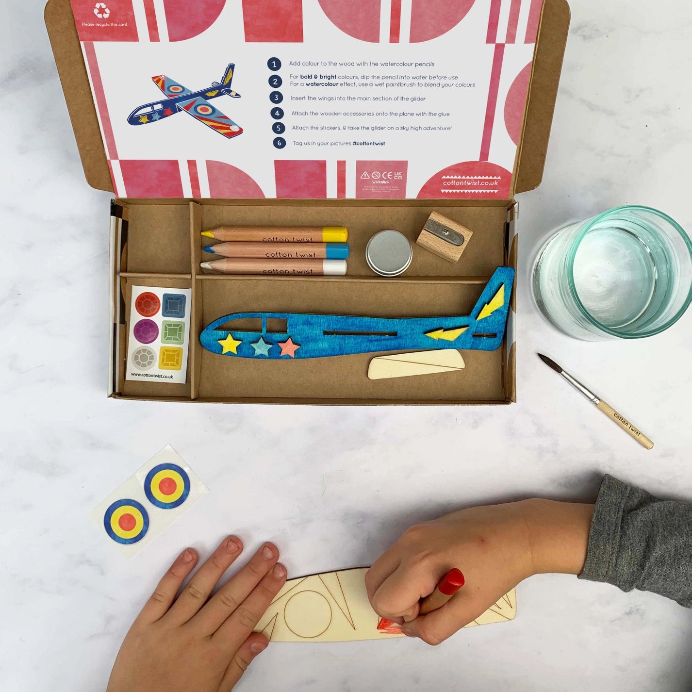 Cotoon Twist create your own Plane Bastel-Set