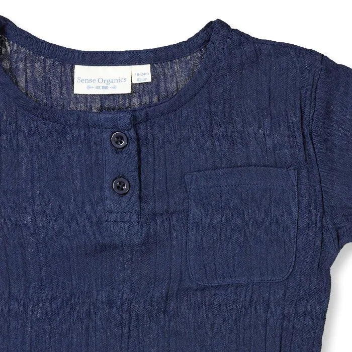 Sense Organics Plin Shirt navy