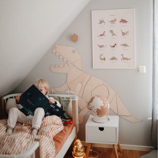 Mushie Poster, Dinosaurier, large