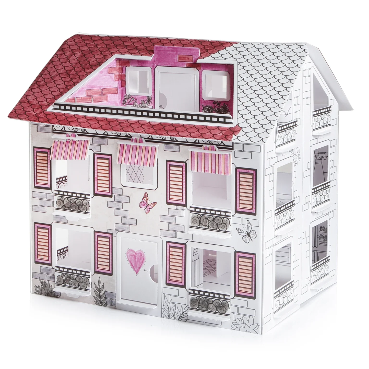 Bell Trade Lulubug Puppenhaus Bastelset zum Bemalen