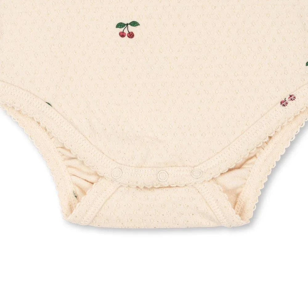 Konges Slojd Sui Frill Body GOTS cherry
