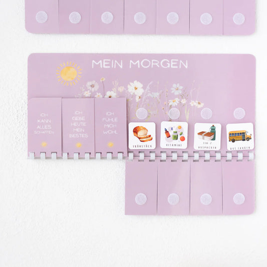 Routinchen Routineplaner inkl. Symbole Wildblumen