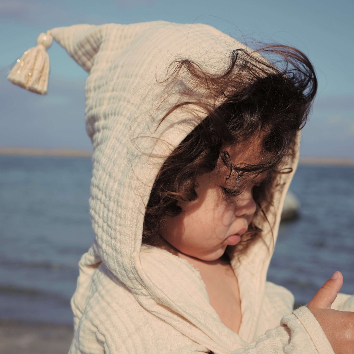 Baby Bello Bademantel “Sandshell” 12 - 18 Monate (80-86cm)