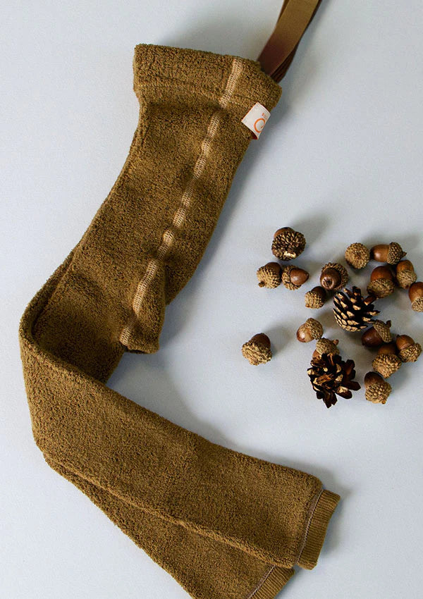 Silly Silas Teddy Leggings Acorn Brown