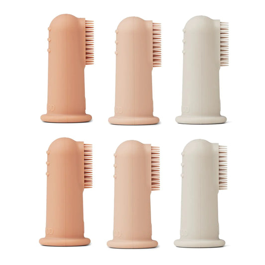 Liewood Simon Fingerzahnbürsten 6-Pack Rose Multi Mix