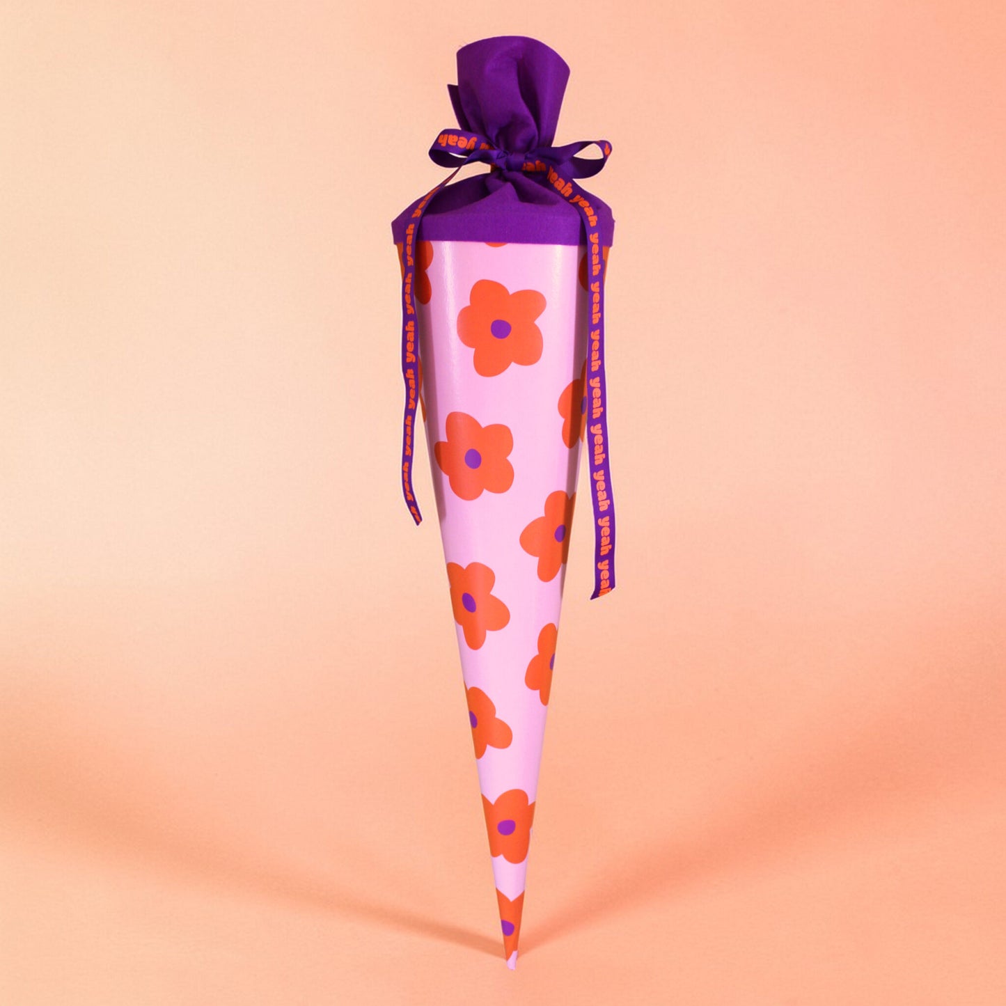 Ava&Yves große Schultüte Blumen, rosa rot lila