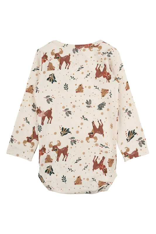 The New Tnsholiday Body White Swan AOP creme