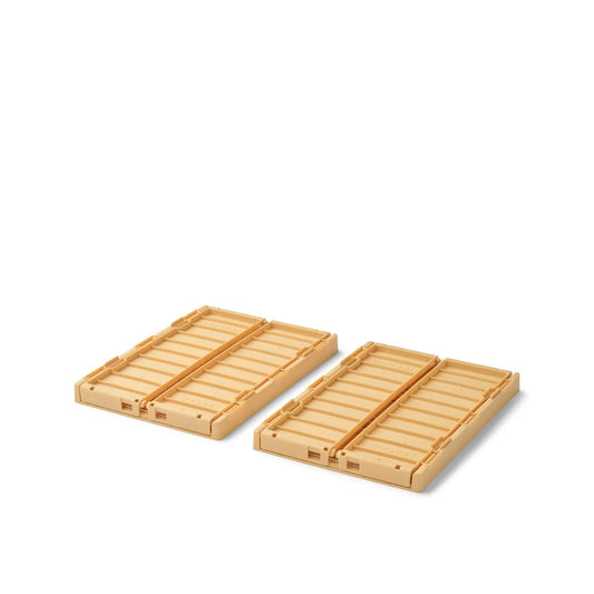 Liewood Weston Storage Box S 2er-Pack, lemon yellow