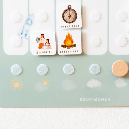 Routinchen Wochenplaner inkl. Symbole A3, Weltall