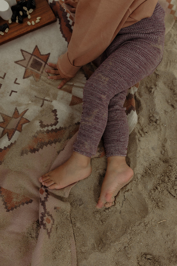 Silly Silas Leggings aus Baumwolle (GOTS) Vanilla Fig