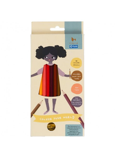 Fabelab Colour Your World Buntstifte mit Anspitzer