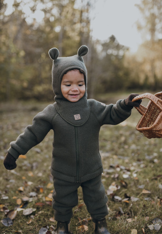 Mikk-Line Wollhose, Dunkelgrün, Forest Night