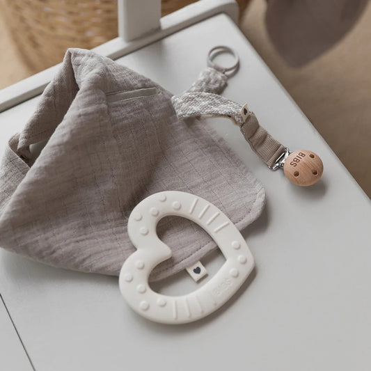 Bibs "Meine ersten 6 Monate" - Geschenkpaket Ivory